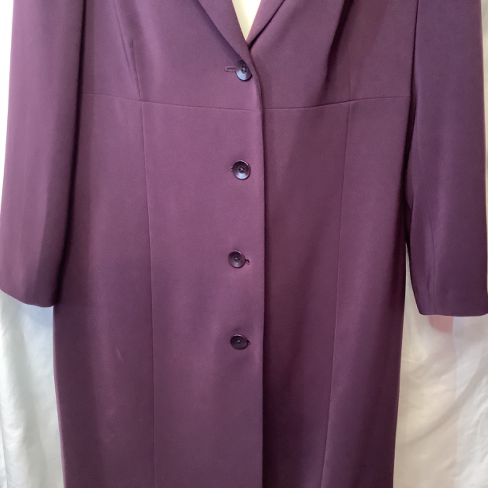 EUC Caslon purple dress jacket size 12 - Picture 5 of 14